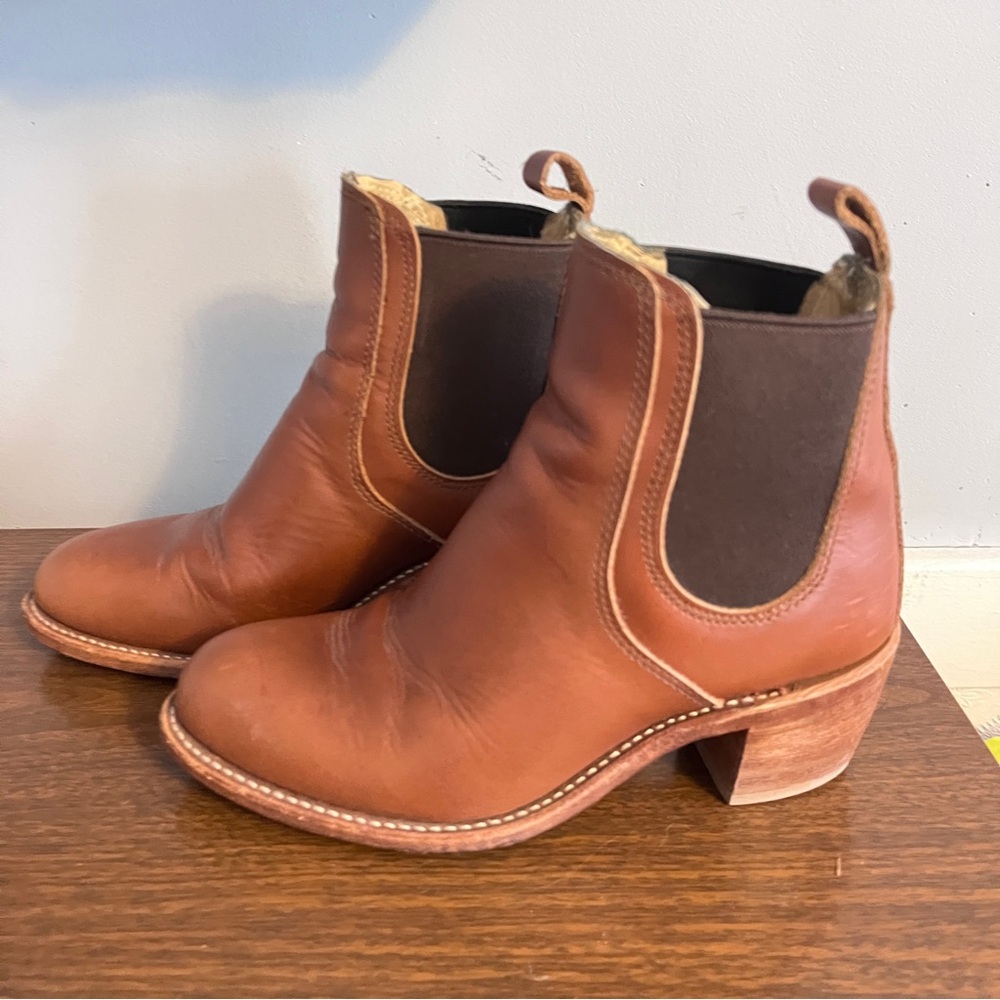 Red Wing “Harriet” Leather Chelsea Boots, 8.5